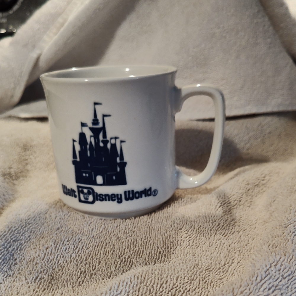 Disney Classic White and Blue Castle Mug